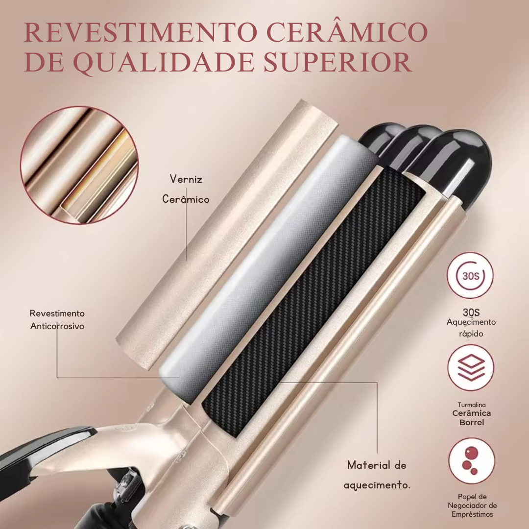 Modelador de tres ondas | Cerámica Pro