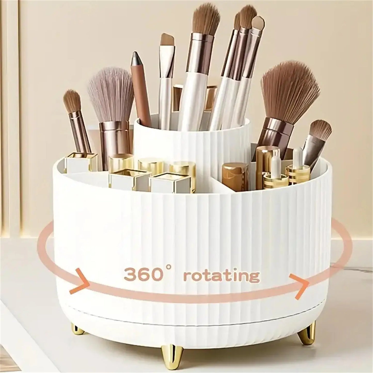 Organizador Giratorio de Maquillaje 360°