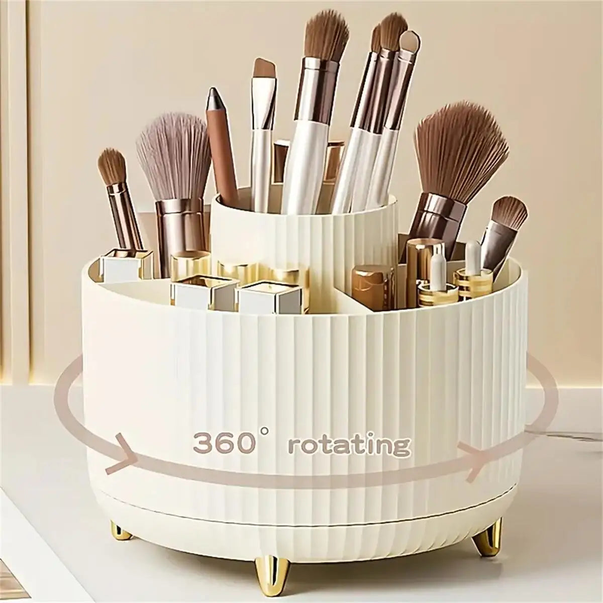 Organizador Giratorio de Maquillaje 360°