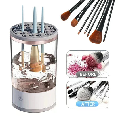 Limpiador Eléctrico Automático de Brochas de Maquillaje