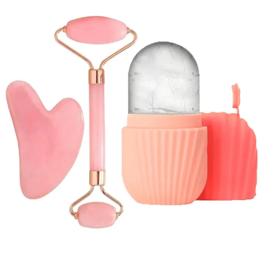 Kit Facial de Masaje y Gua Sha